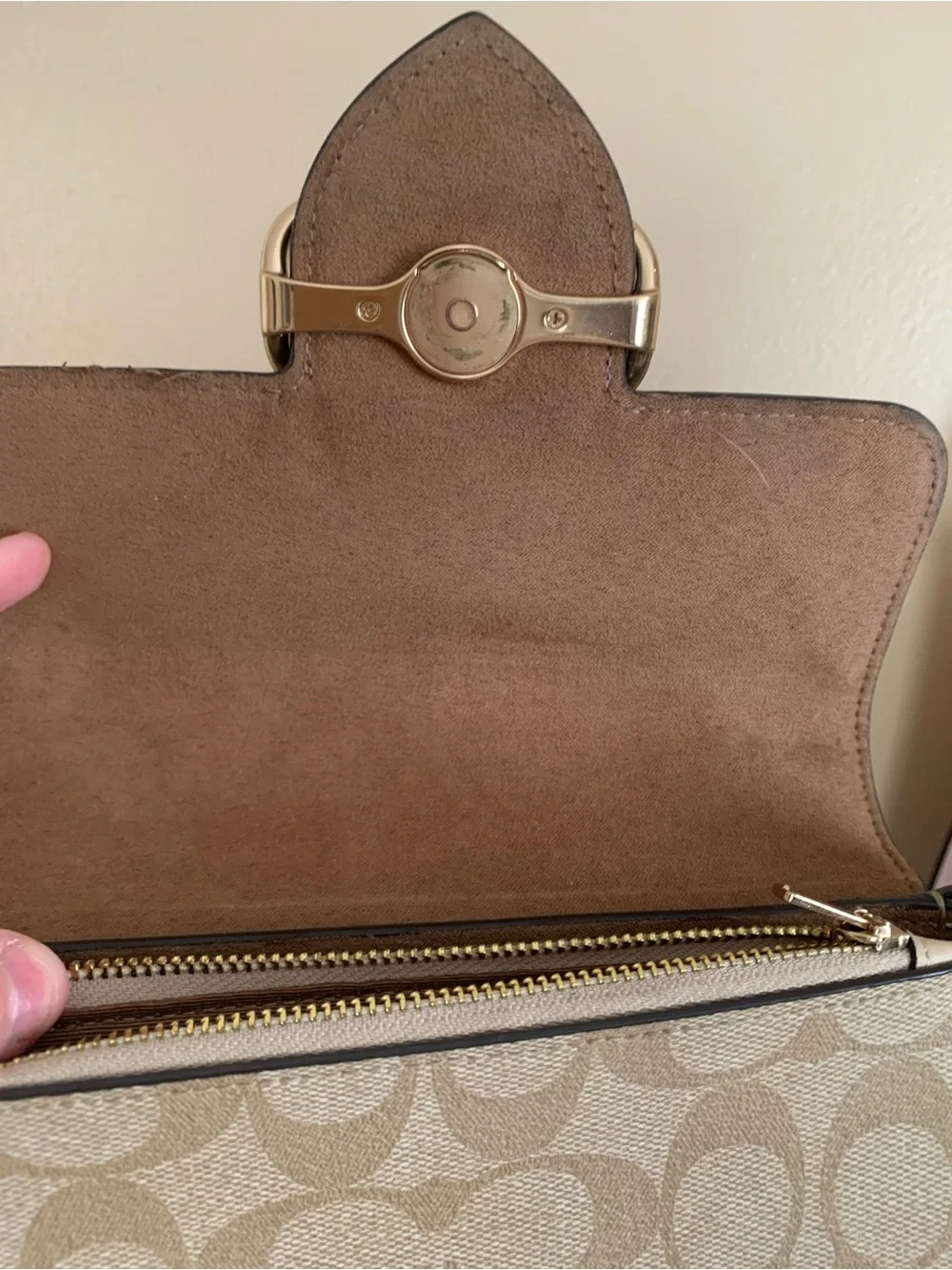 Coach Women's Morgan Top Handle Satchel Colorblock Signature Canvas, Khaki Multi